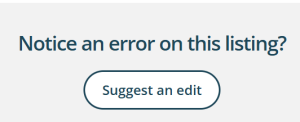 Error with listing